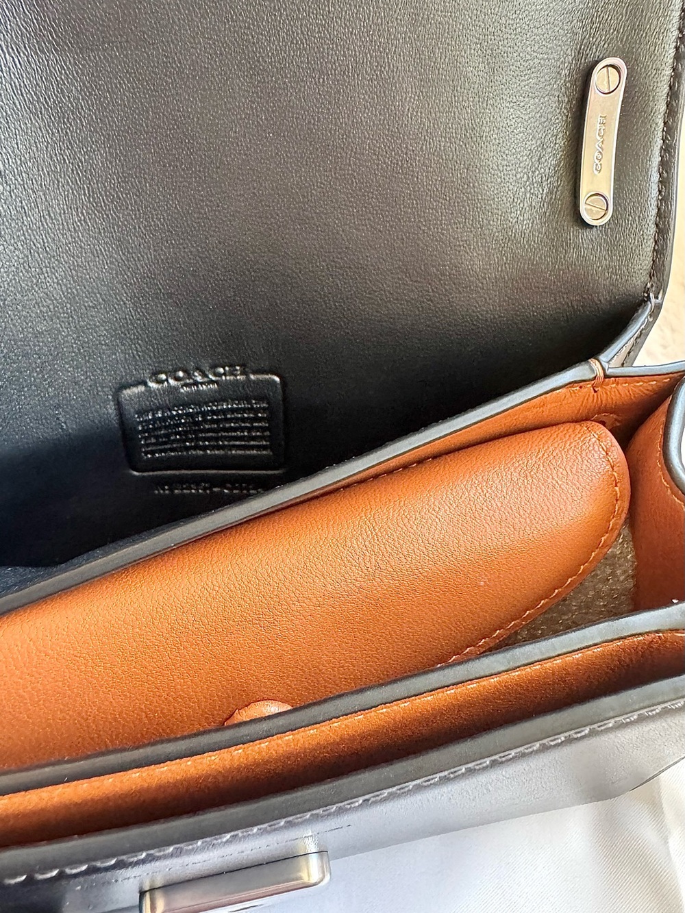 NWT Coach Bandit Crossbody Black Leather CD724 - Picture 5 of 15